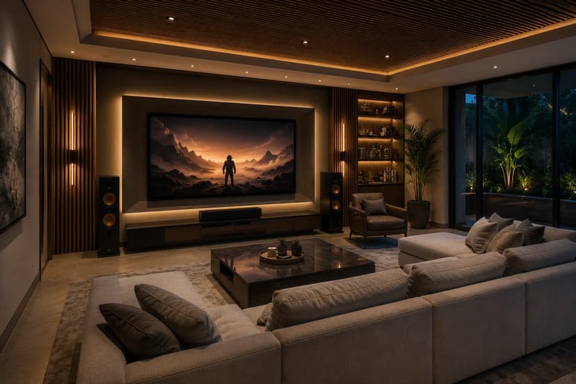 Luxury AV & Sound Spaces — cinematic home theatre service